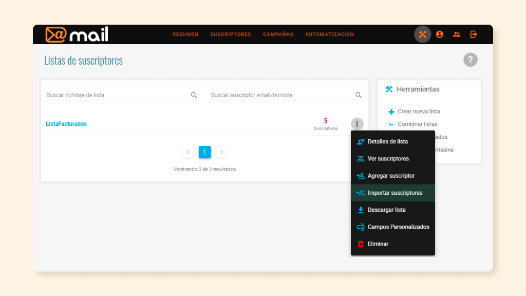 Facturación con arrobaMail - Importar planilla modificada